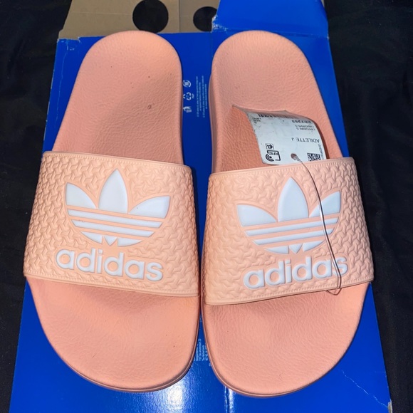 adidas peach slides